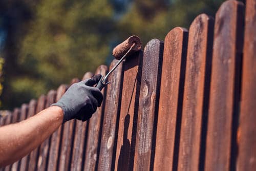 Fence Staining